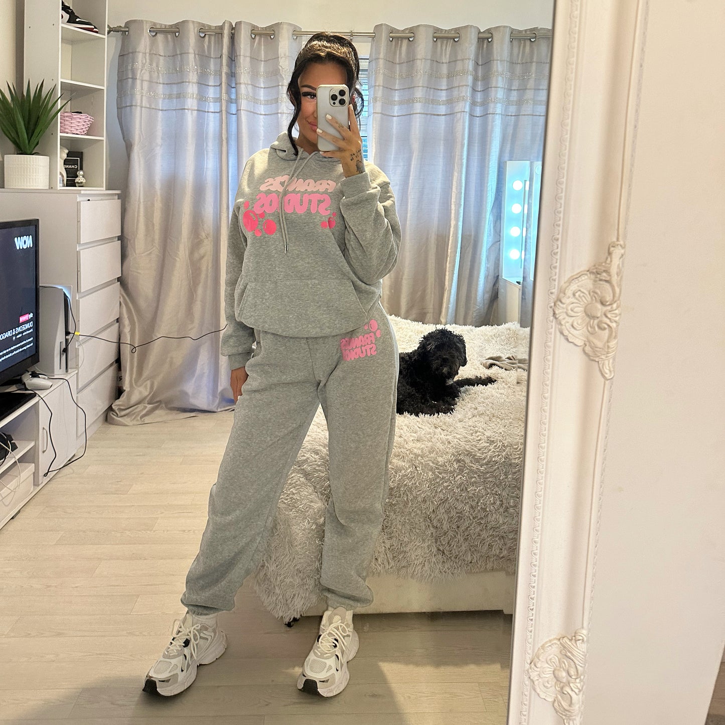 Bubblegum Grey Tracksuit