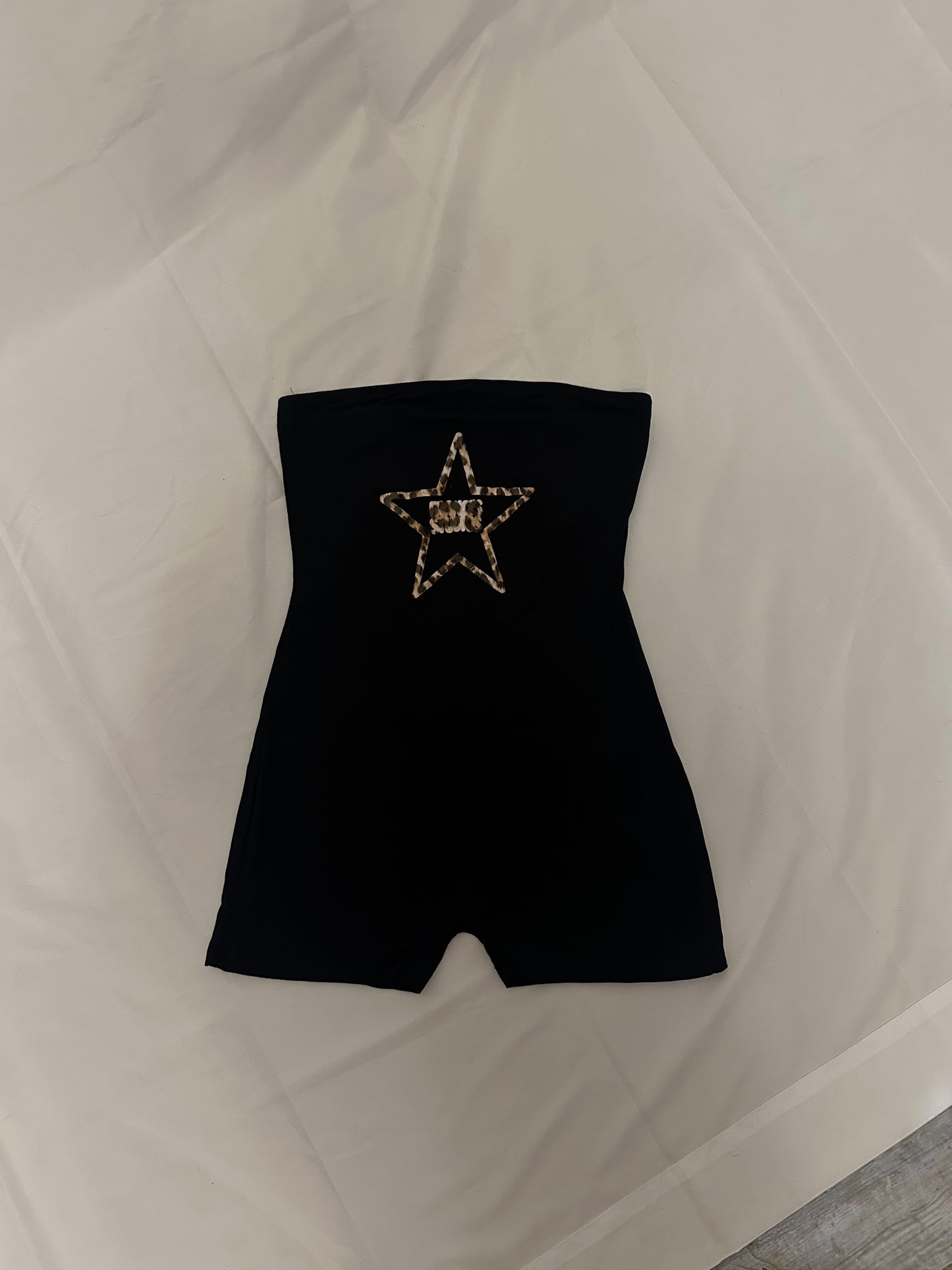 Leopard star unitard