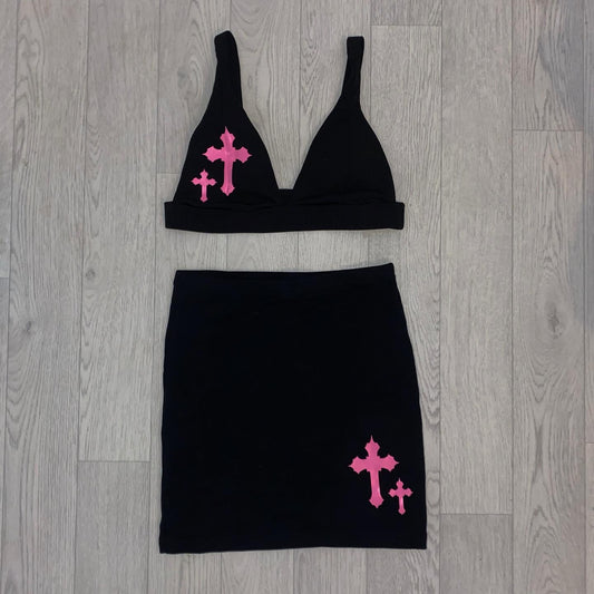 Cherub rave skirt co ord