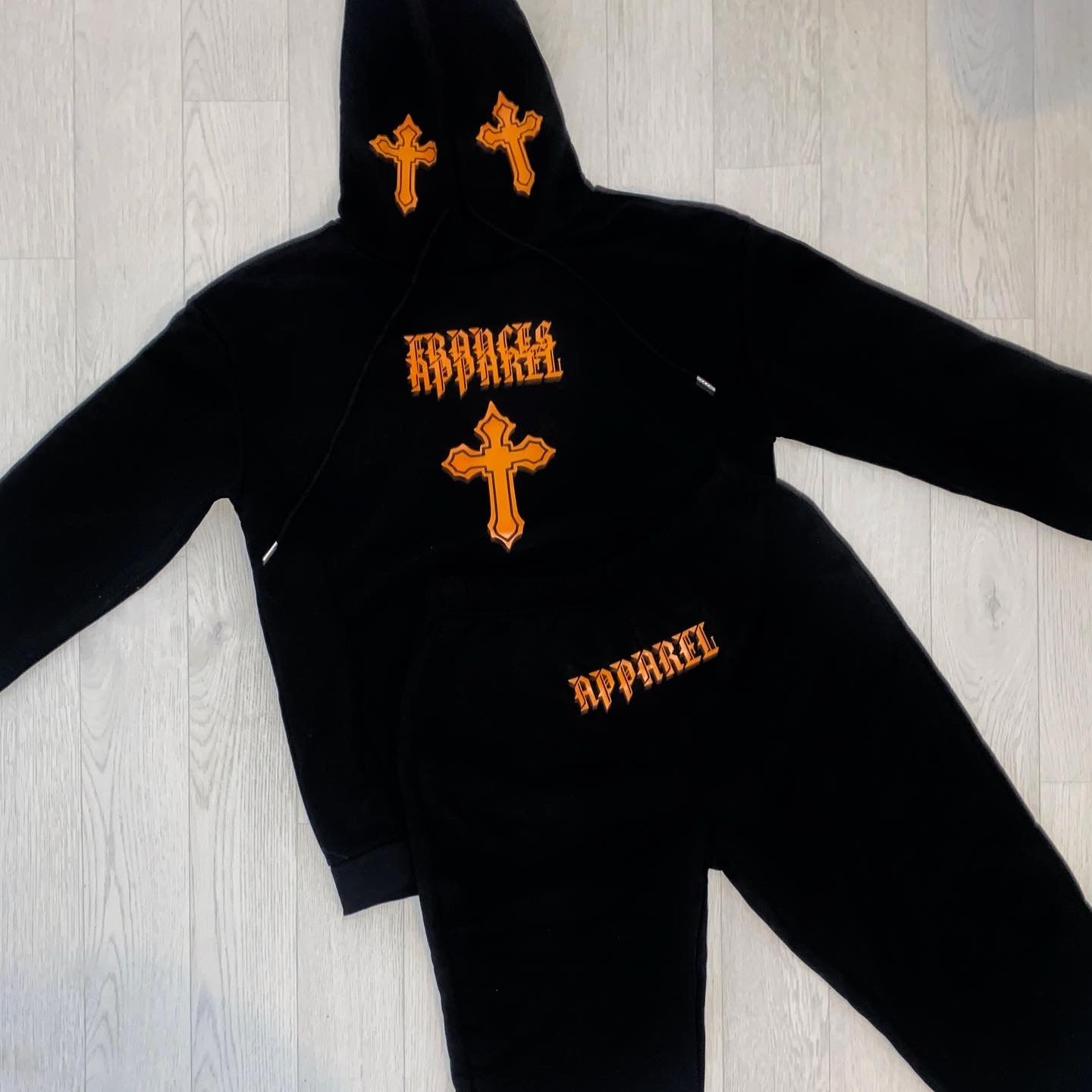 ICY cross hoodie tracksuit