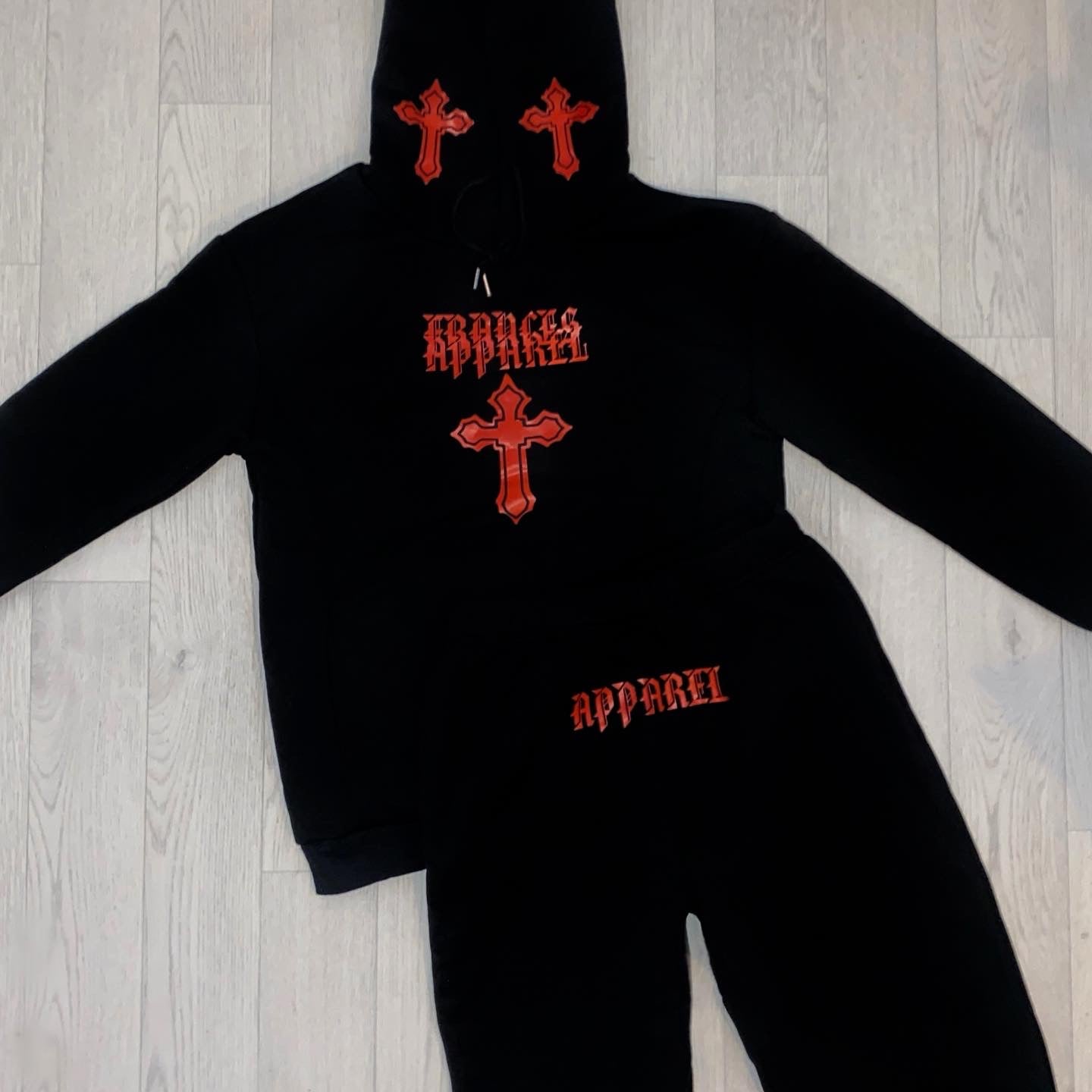 ICY cross hoodie tracksuit