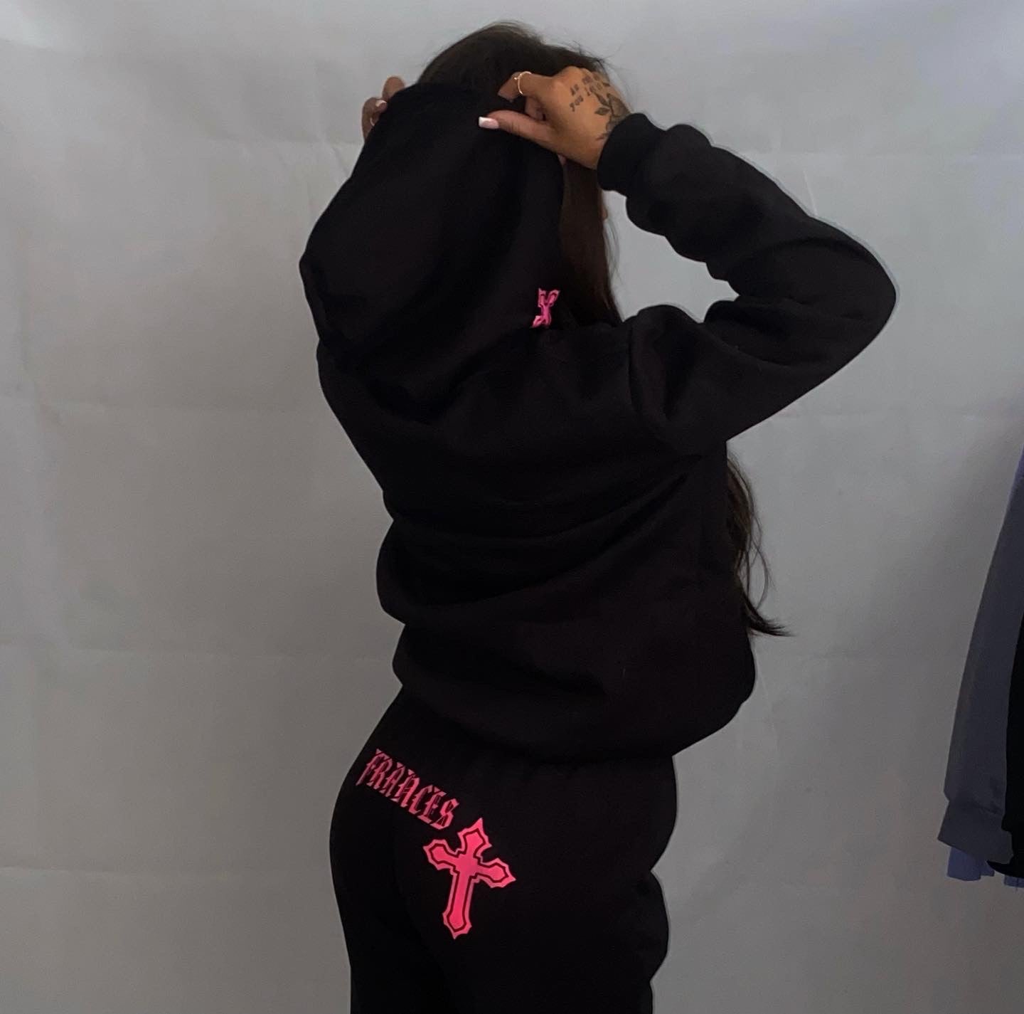 ICY cross hoodie tracksuit